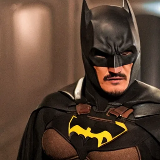 Prompt: Pedro pascal as Batman