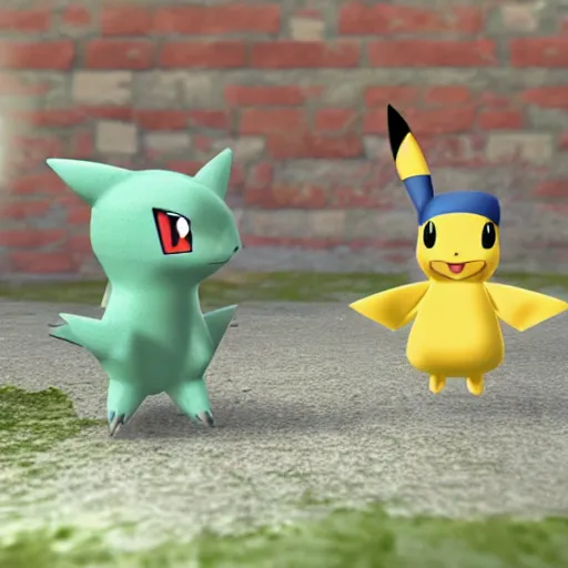 Image similar to new pokemon that doesn't exist, 3 d rendered