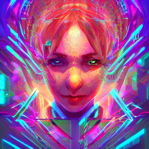 Image similar to skill magic geek inside matrix deepdream radiating a glowing aura stuff loot legends stylized digital illustration video game icon artstation lois van baarle, ilya kuvshinov, rossdraws,