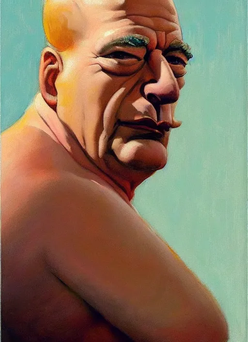 Image similar to portrait of homer simpson in the supermarket painted by Salvador Dali, calm, fantasy character portrait, dynamic pose, artwork by Jeremy Lipkin and Giuseppe Dangelico Pino and Michael Garmash and Rob Rey, very coherent asymmetrical artwork, sharp edges, perfect face, simple form, 100mm