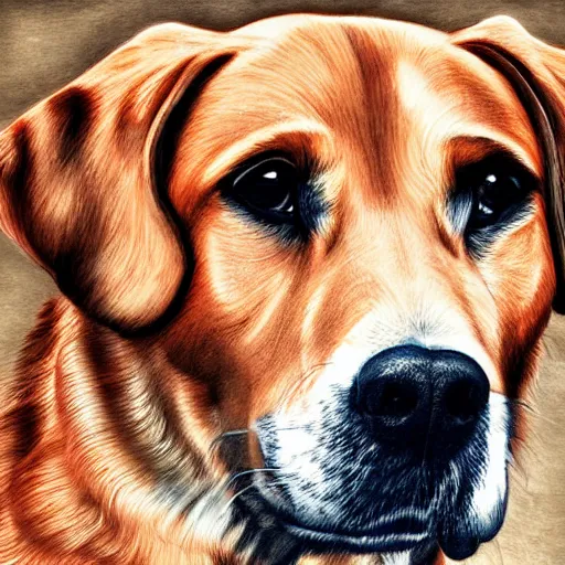 Prompt: ultra detailed portrait of a dog