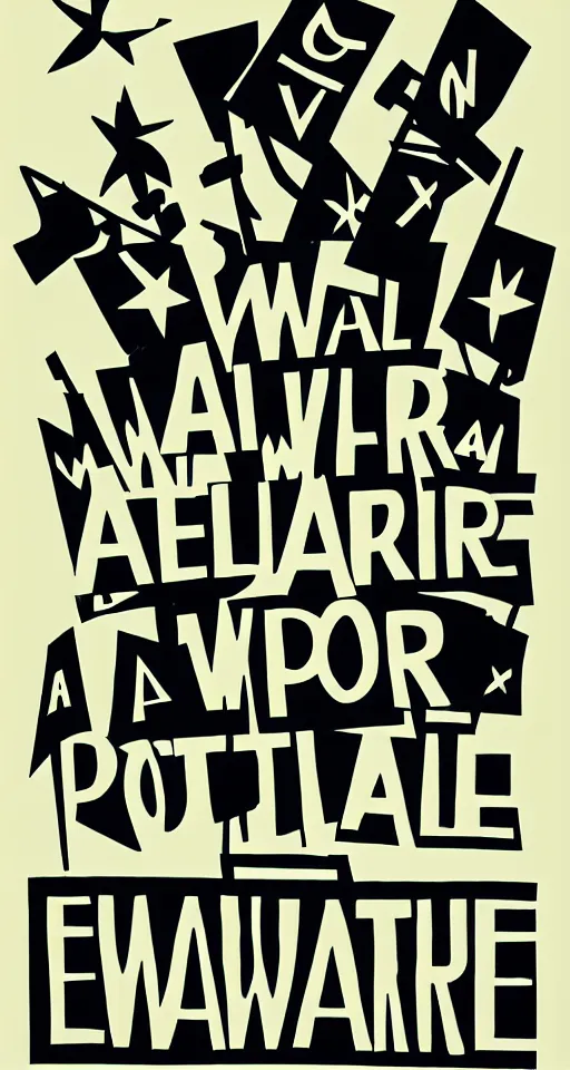 Image similar to an atelier populaire anti - war poster, by atelier populaire, may 6 8, screenprint, hand drawn type, bold simple shapes, single flat colour, ripped, vector art, sharp focus, highly detailed, cinematic lighting, 8 k, hd