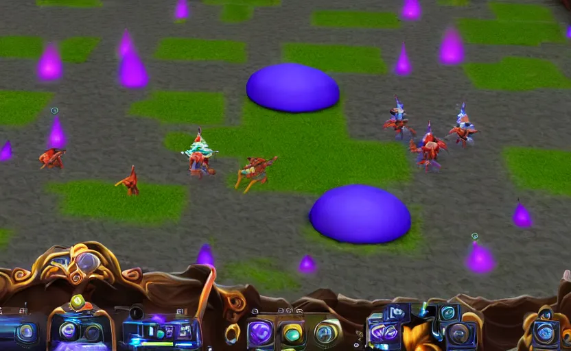 Prompt: Spore gameplay screenshot