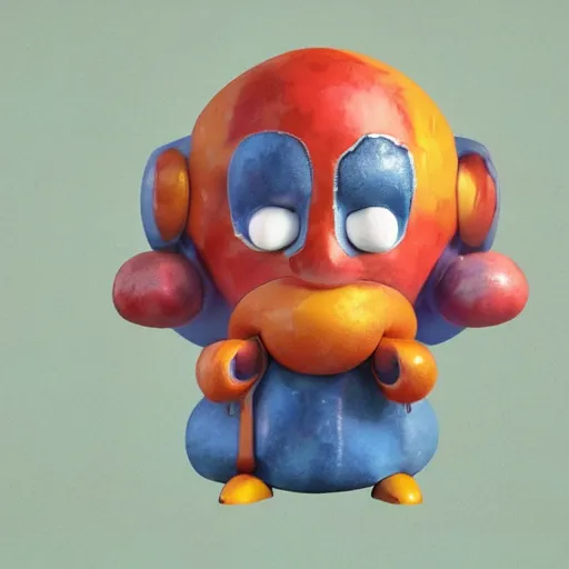 Image similar to Strange characters in the style of Shigeru Myamoto, octane render, watercolor, colorful, strong colors