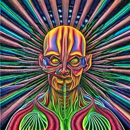 Image similar to Tool Album Art, Alex Grey