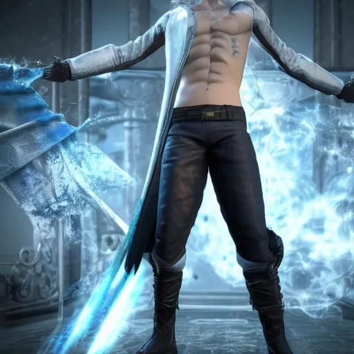 Vergil from Devil may cry, DMC series, Devil may cry, Stable Diffusion