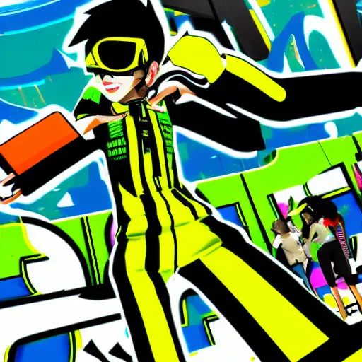 Prompt: jet set radio