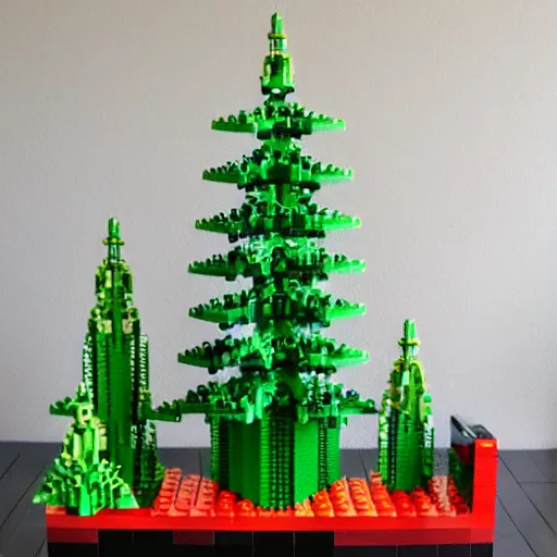 Image similar to standard lego trees
