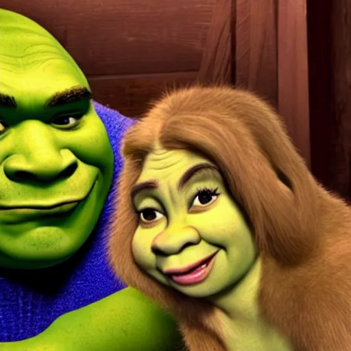 Image similar to shrek looking for love