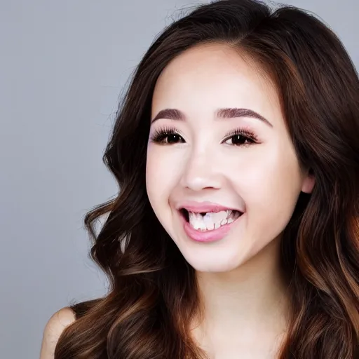 Image similar to face of Chinese Pokimane