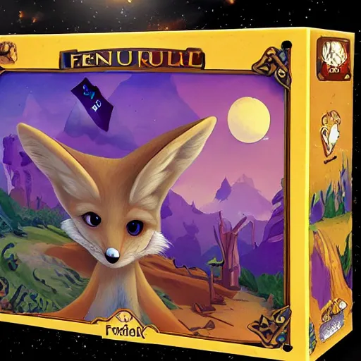 Prompt: board game based on fennec foxes
