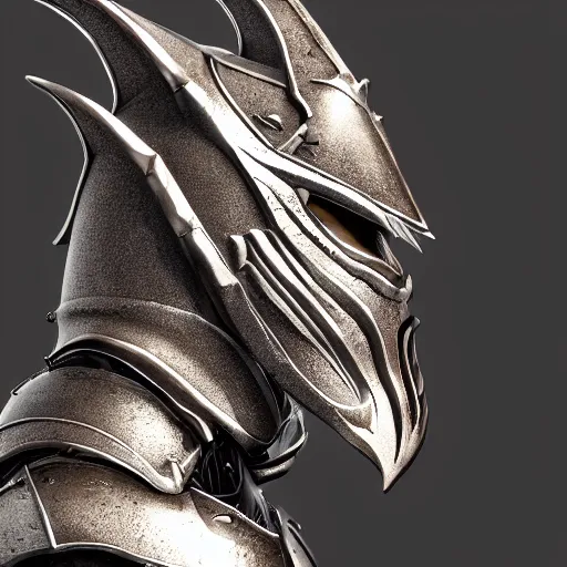 Prompt: highly detailed realistic stunning close up shot of a beautiful anthropomorphic female knight but as a dragon, doing a hot majestic pose, armor made of steel, sharp claws, HD octane render, epic cinematography, fantasy, Artstation, Deviantart, Furaffinity