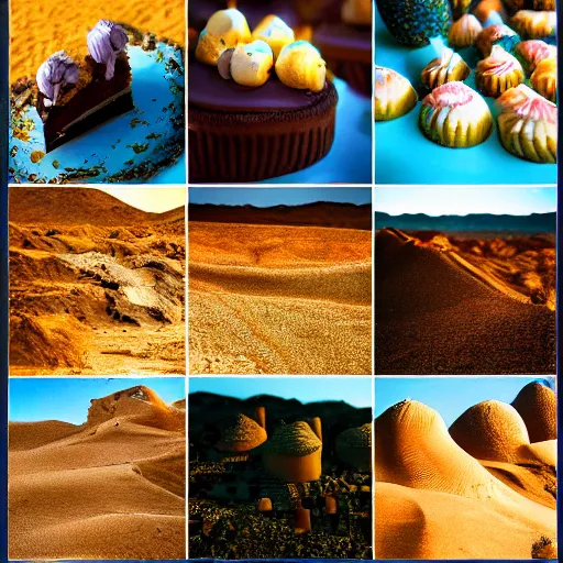 Image similar to the desert of desserts, photography