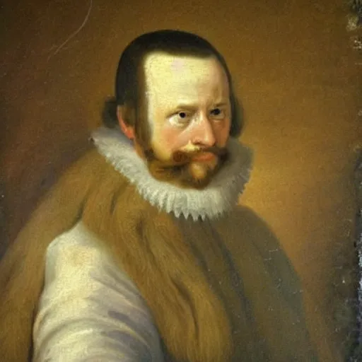 Prompt: a 17th century painting of Willem van Oranje