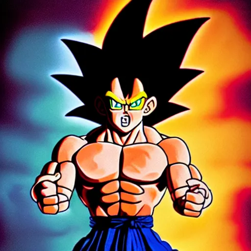 Image similar to uhd photorealisitc candid photo of cosmic freakazoid as a super saiyan. hyperdetailed, accurate, studio lighting. correct face. photo by annie leibowitz and steve mccurry