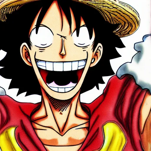 Image similar to luffy and the one piece, anime artwork