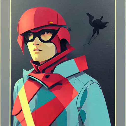 Prompt: Char Aznable Painting by Sachin Teng, asymmetrical, Organic Painting , Matte Painting, geometric shapes, hard edges, graffiti, street art,:2 by Sachin Teng:4