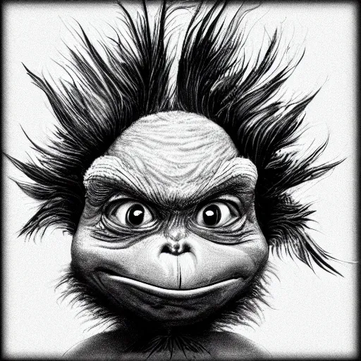 Image similar to “Donald trump as a gremlin”