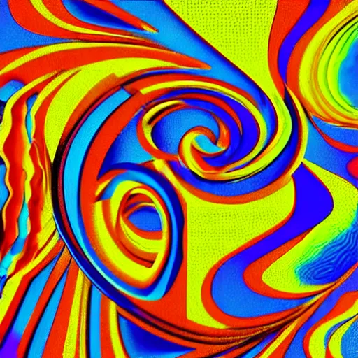 Image similar to Philosophical abstract art! Profile picture. Digital art. 8k resolution. Man made out of hyperbolic functions! Pop art. Trending on Artstation.