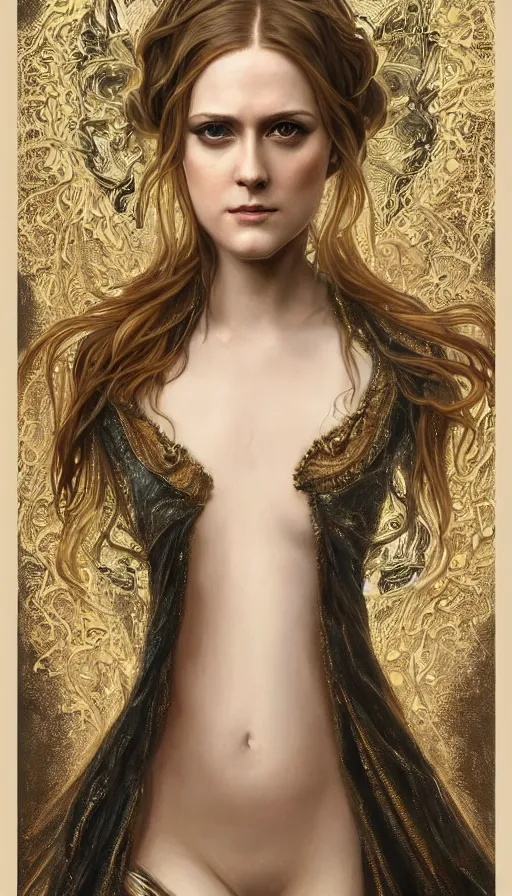 Prompt: a oil painting of a evan rachel wood queen, cute, fantasy, intricate, elegant, highly detailed, centered, digital painting, artstation, concept art, smooth, sharp focus, illustration, art by artgerm and h r giger and alphonse mucha