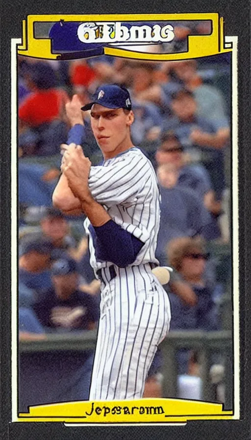 Image similar to jerma 9 8 5 baseball card