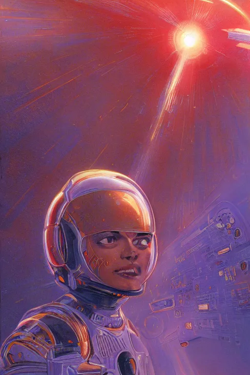 Prompt: phylliroe sken zabriss, art by william rotsler and joe jusko and peter andrew jones, trending on artstation, front lighting microscopic view sketched, 2 0 0 1 : a space odyssey, multiple exposure, scifi, tachism