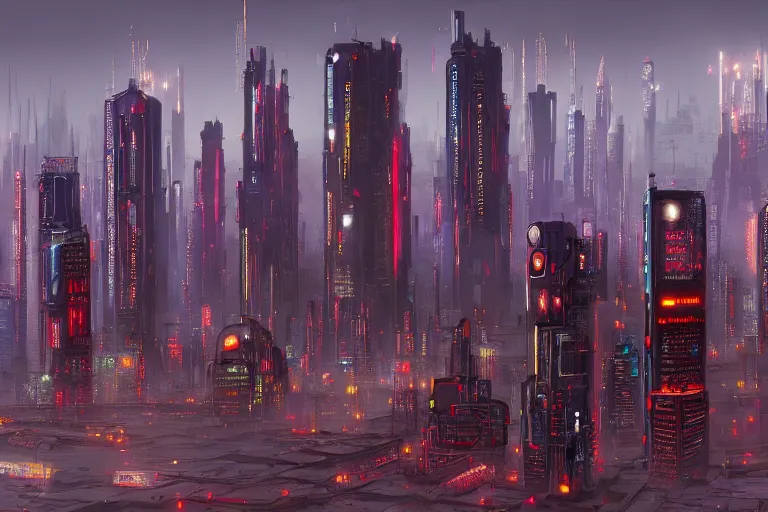 Image similar to cyberpunk city in the style of jules breton