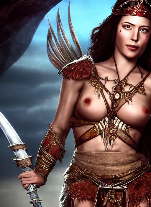 Prompt: ultrarealistic photo of warrior princess dejah thoris, full body, cinematic,
