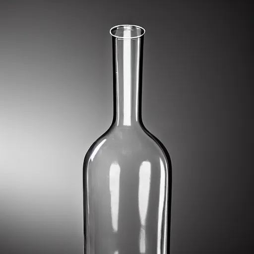 Prompt: an award - winning photo of a translucent glass vodka bottle in the shape and style of a propane cylinder designed by louis kahn, dramatic studio lighting, 2 4 mm, wide angle lens, ƒ / 8, behance, intricate details, 8 k