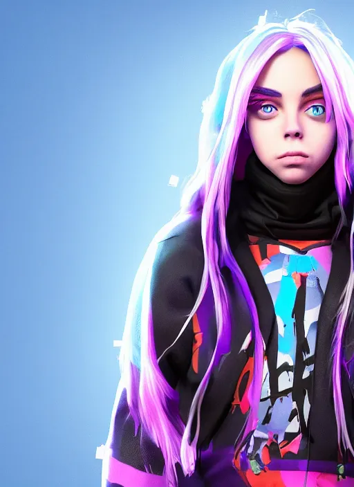 Image similar to Billie Eilish as a fortnite video game character, unreal engine render, 4k !dream Madison Beer as a video game character, digital art, unreal engine, unreal engine render, blender render, render, 4k, coherent