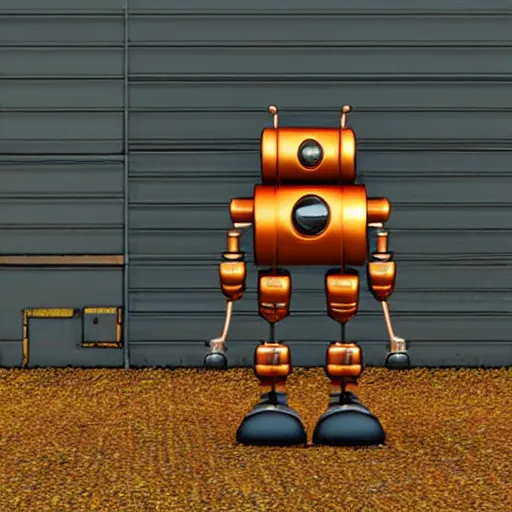 Prompt: ultra realistic rusty robot