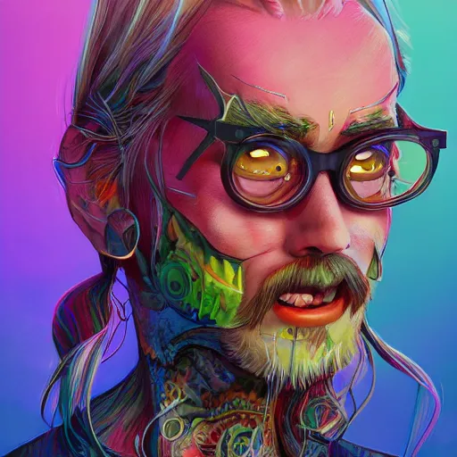 Image similar to a four eyed character ,colorful, digital art, fantasy, magic, trending on artstation, ultra detailed, professional illustration by Walt Disney