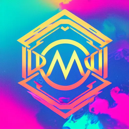 Image similar to a and w vaporwave logo, colorful, digital art, cosmic, 3 d high definition, trending on art station, photorealistic, high resolution, 8 k, octane, hyper detailed, insane details, intricate, elite, ornate, elegant trend, highly detailed and intricate, sharp focus, photography, unreal engine