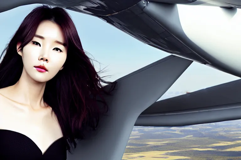 Image similar to Lee Ji-eun, cessna, realistic