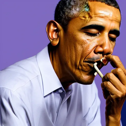 Image similar to obama smoking a blunt, 4 k, newsweek
