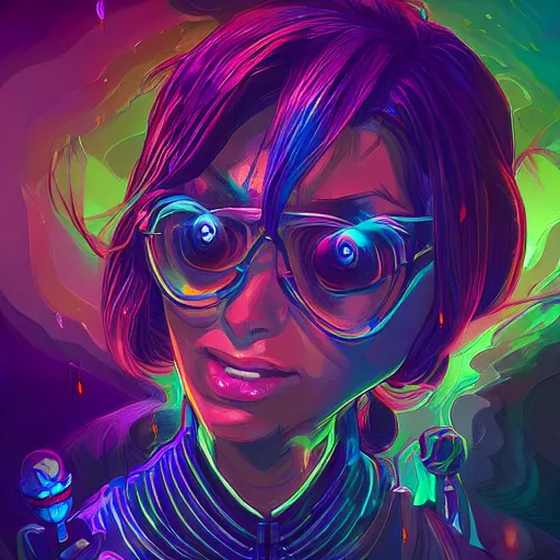 Image similar to skill magic geek inside matrix deepdream radiating a glowing aura stuff loot legends stylized digital illustration video game icon artstation lois van baarle, ilya kuvshinov, rossdraws,