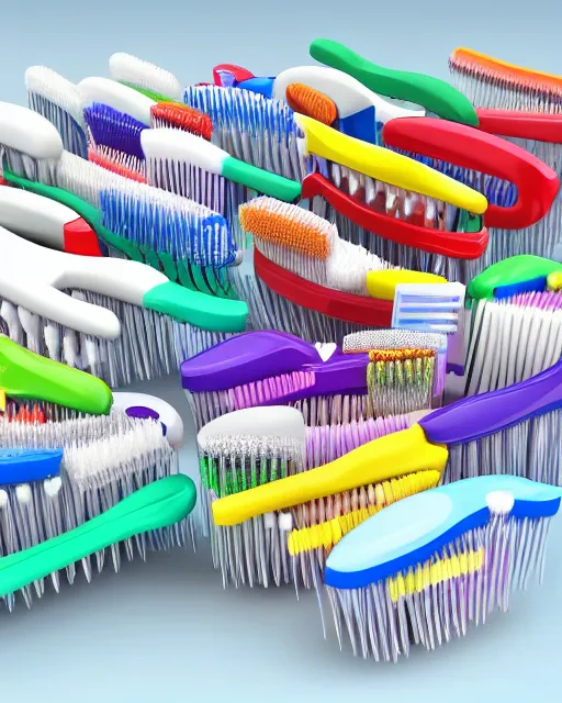 Image similar to advertising, toothbrush, hd, hyper detailed, 4 k