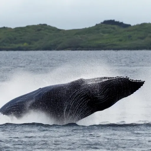 Prompt: haida whale
