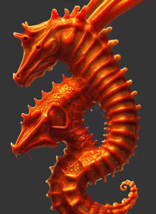 Image similar to subsurface scattering, samurai seahorse, translucent, by jesper ejsing, justin gerard, tomasz alen kopera, cgsociety and fenghua zhong, highly detailed, rim light, cinematic lighting, illustration, art, octane render, very coherent, cinematic, hyper realism, high detail, octane render, 8 k