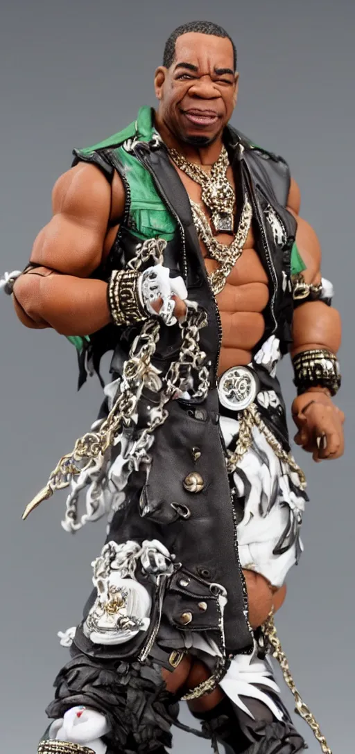 Prompt: busta rhymes as an action figure