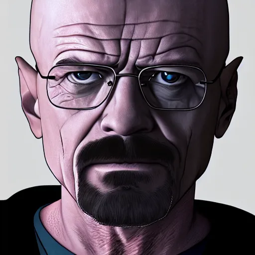 Image similar to walter white in death note, high quality, trending on artstation, 4 k