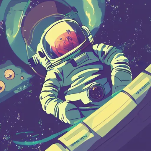 Space - Anime Style Astronaut Stars - Anass Benktitou - Drawings &  Illustration, People & Figures, Animation, Anime, & Comics, Anime - ArtPal