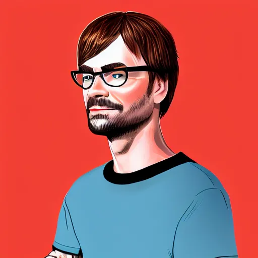 Prompt: jeffrey dahmer in south park, digital painting, ultradetailed, artstation, ultradetailed