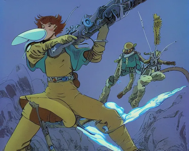 Image similar to the art of nausicaa, high resolution