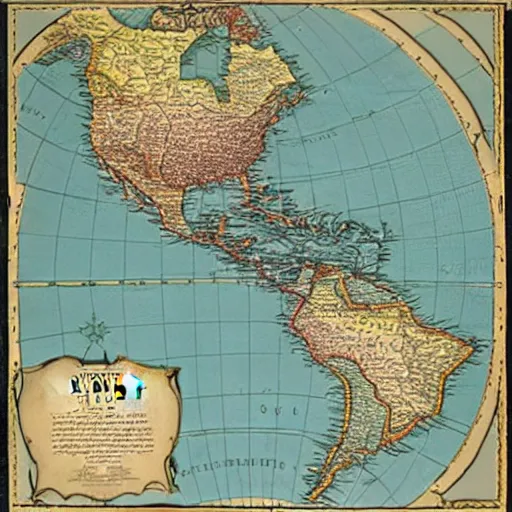 Image similar to a map of the americas