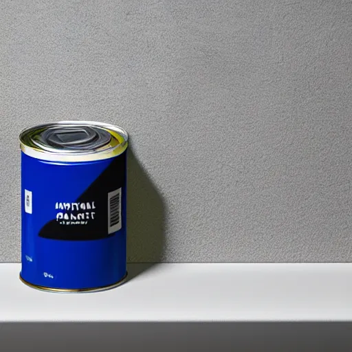 Image similar to can of paint, minimal, modern