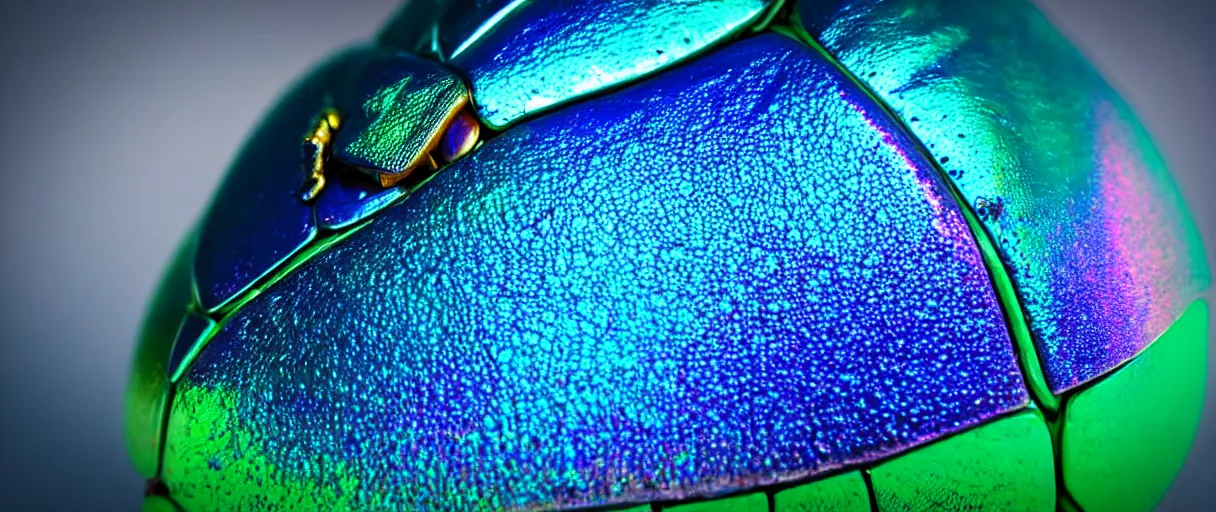 Image similar to high quality close-up photo scarab jeweled iridescent highly detailed moody blue lighting low angle hd 8k sharp shallow depth of field