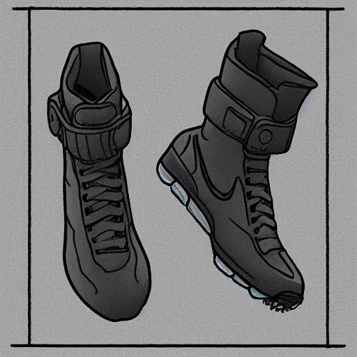 Prompt: “isometric nike boots, isometric perspective”