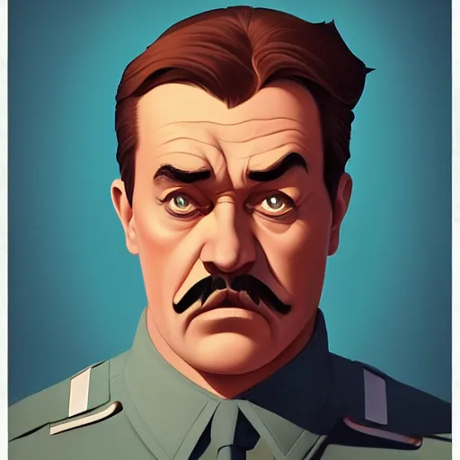 Image similar to face icon of mike patton mixed with hitler, stylized minimalist george lucas, loftis, cory behance hd by jesper ejsing, by rhads, makoto shinkai and lois van baarle, ilya kuvshinov, rossdraws global illumination