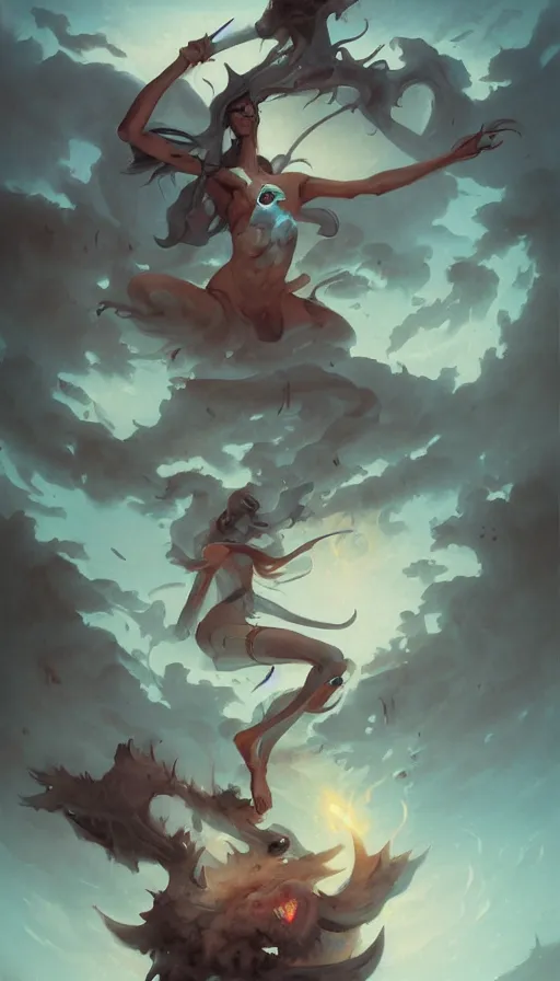 Image similar to rage, by peter mohrbacher